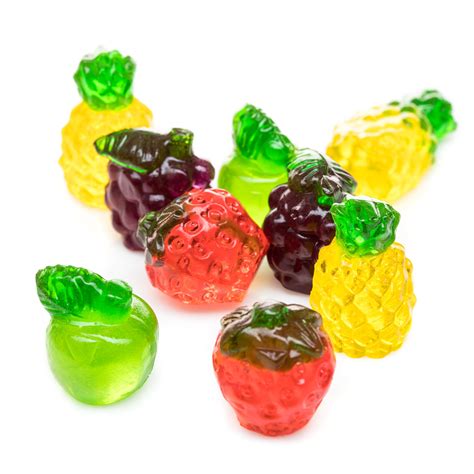 Fruit gummies color palette