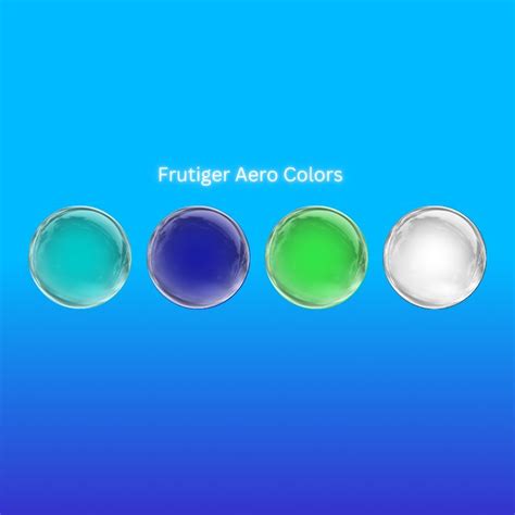 Frutiger Aero Color Palette Branding