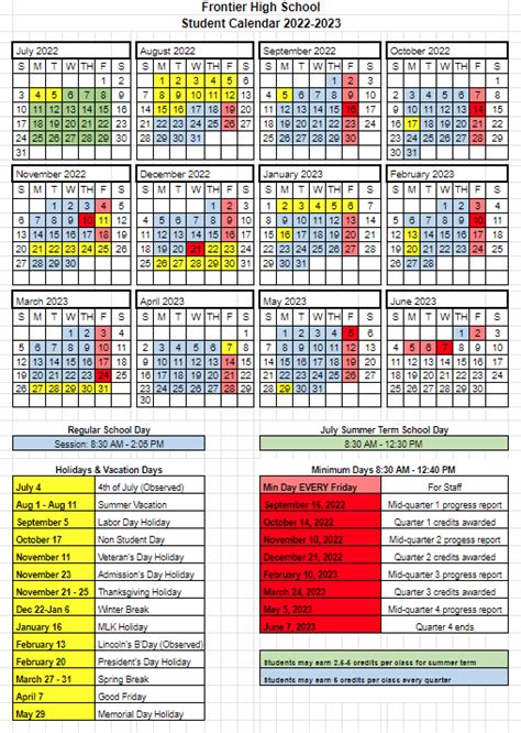 FUHSD Calendar FAQs