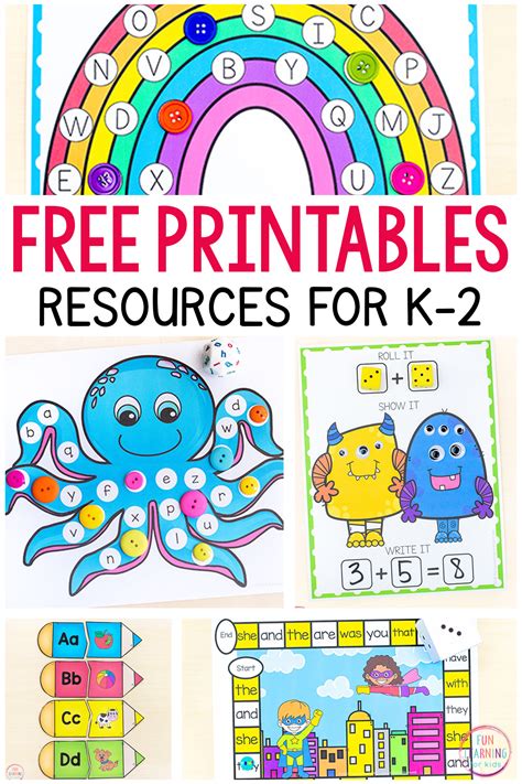 Description of Fun Printable Activities