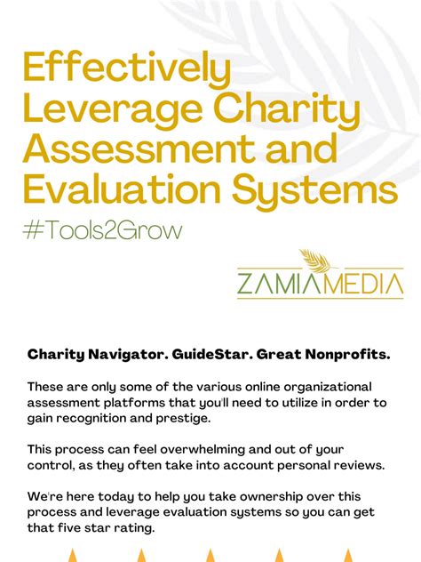 Fundraising Evaluation Assessment