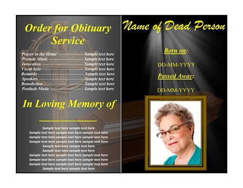 Funeral Program