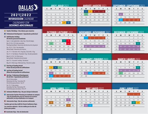 Future directions for Dallas ISD staff calendars