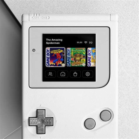 Game Boy UI elements