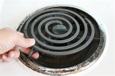 GE Electric Drip Pans Cleaning