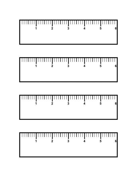 Geometry Printable Rulers