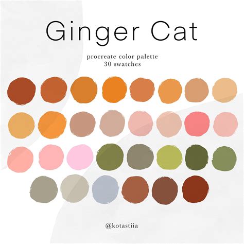 Ginger Color Palette Ideas