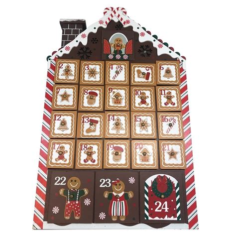 Gingerbread advent calendar candies