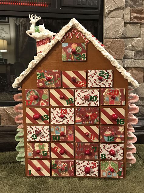 Gingerbread House Advent Calendar Ideas