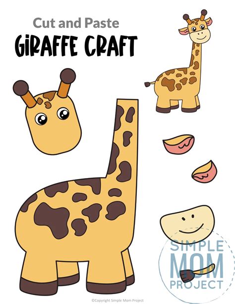 Giraffe printable crafts