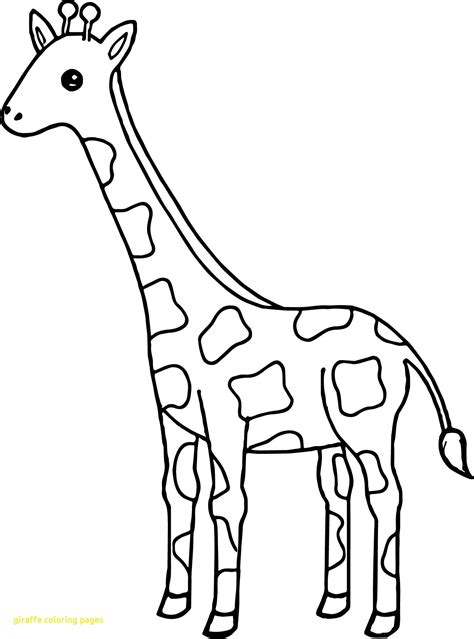 Giraffe printable fun for kids