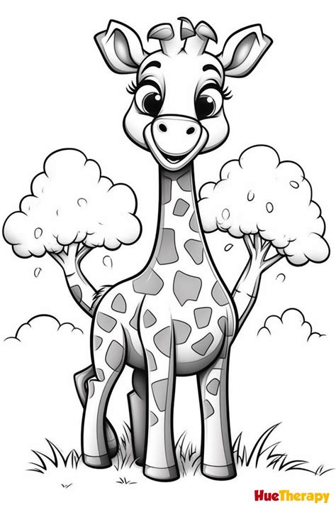 Giraffe printable fun for kids