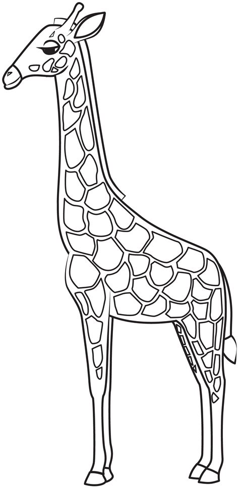 Giraffe printable templates