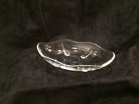 Glass palette serving dish