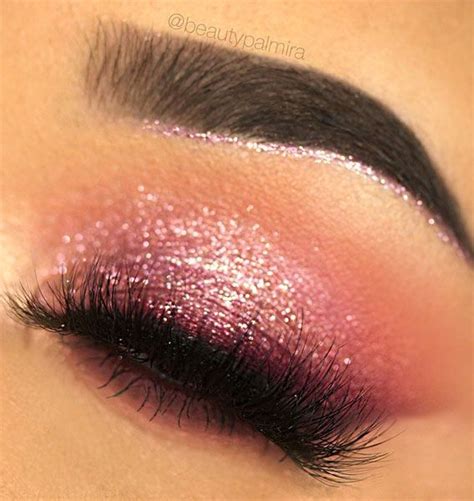 Glitter makeup look 2