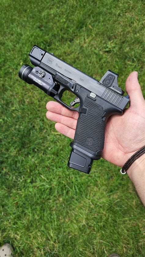 Glock 17 with a threaded barrel installed