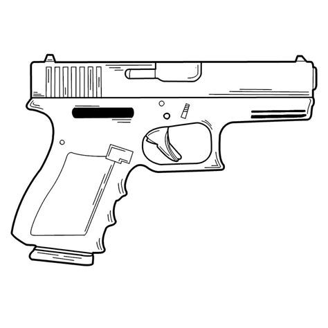 Glock 19 Drawing 1