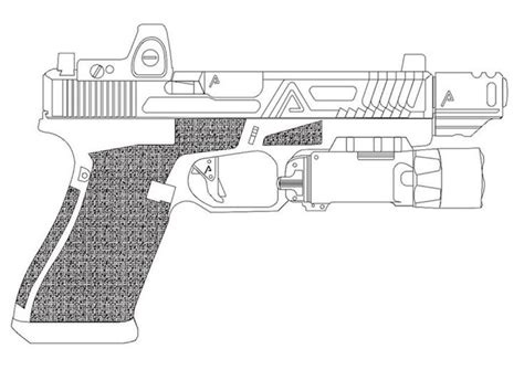 Glock 19 Drawing 7