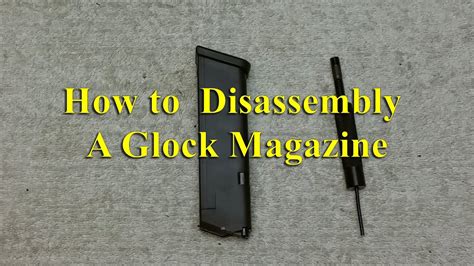 Glock Magazine Disassembly Step 3