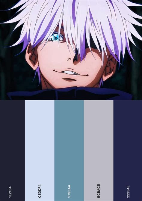 Gojo's Iconic Color Palette