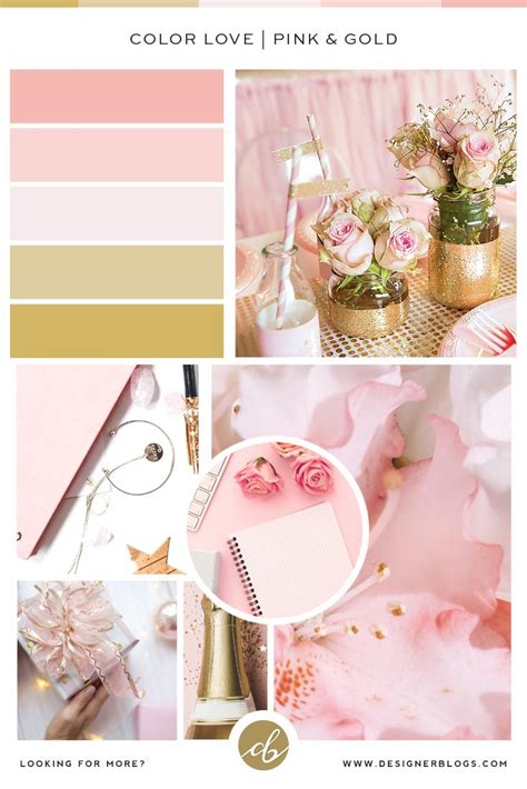 Gold and Pink Color Palette Inspiration