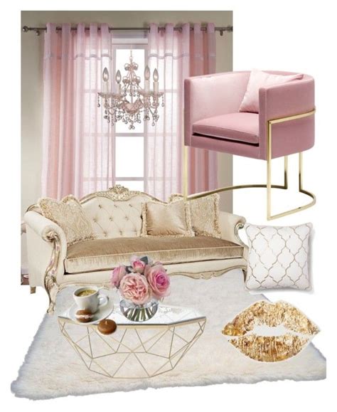 Gold and Pink Home Decor