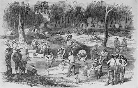 Communities that formed during the gold rush