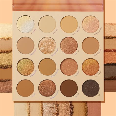 Golden hour makeup palette inspiration