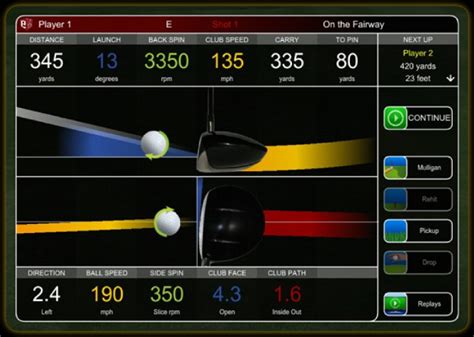 Golf Simulator Swing Analysis