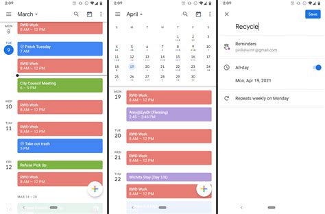 Google Calendar Features