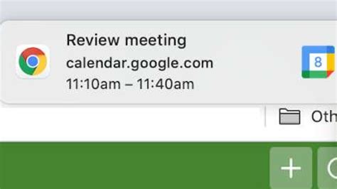 Google Calendar Notification