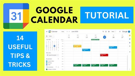 Google Calendar Tips