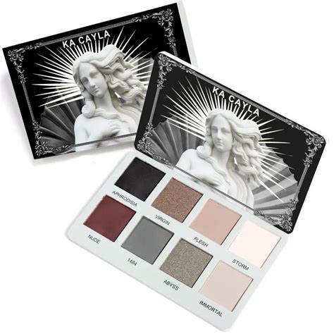 Goth eyeshadow palettes with glitter