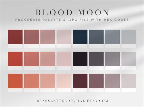 Blood Moon Color Palette