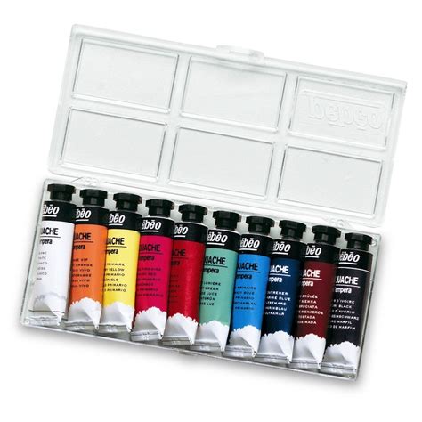 Gouache paint palette 10