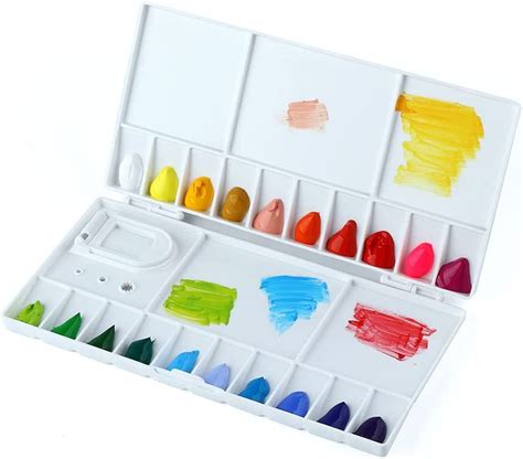 Gouache paint palette 9