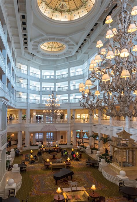 Grand Floridian Lobby Night Image 10