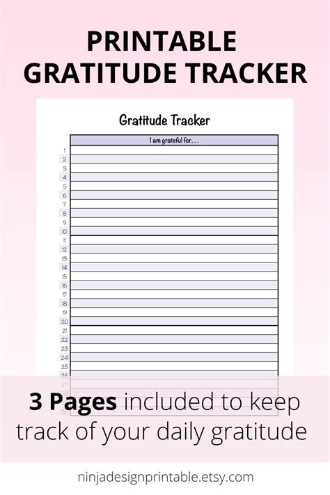 Gratitude Tracker Example