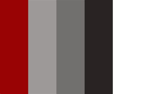 Gray and Red Color Palette Inspiration