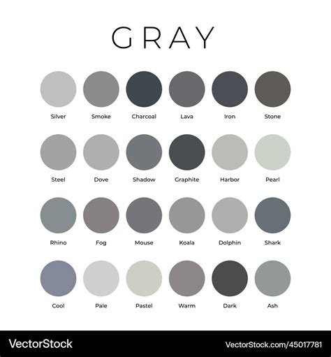 Gray Color Palette 1