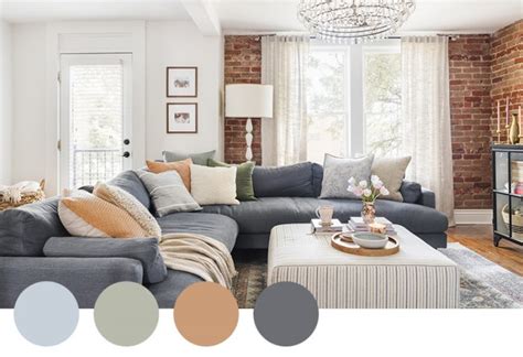 Gray palette colors in a modern interior design