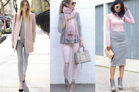 Gray Pink Fashion