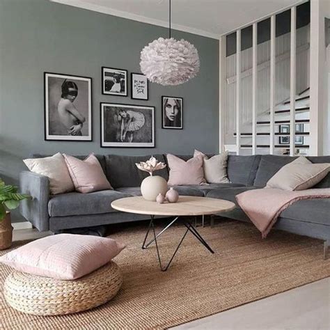 Gray Pink Interior Design