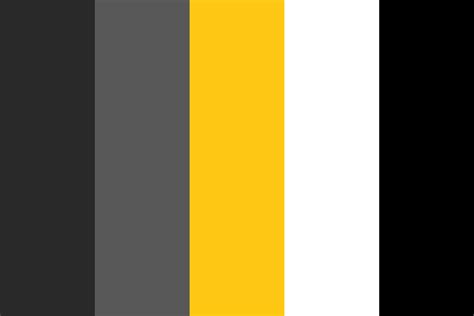 Gray Yellow Color Palettes 3