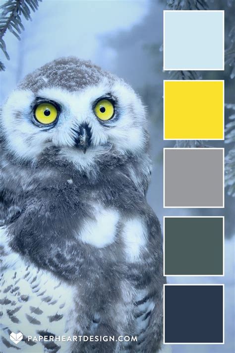 Gray Yellow Color Palettes 7