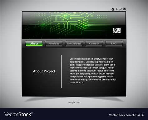 Green and Black Web Design Inspiration