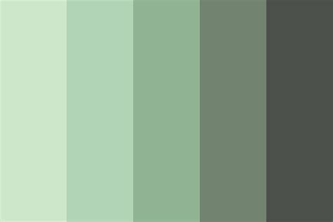 Green and Gray Color Palette for Fashion