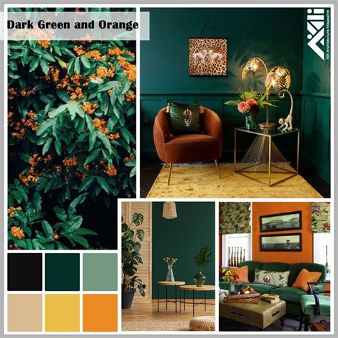 Green and Orange Home Decor Ideas