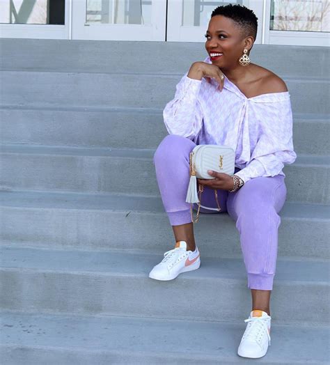 Grey and Purple Outfit Ideas