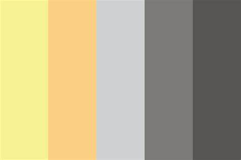 Grey and yellow color palette for playroom